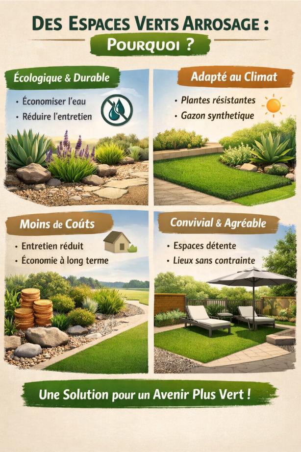 espace vert pas arrosage